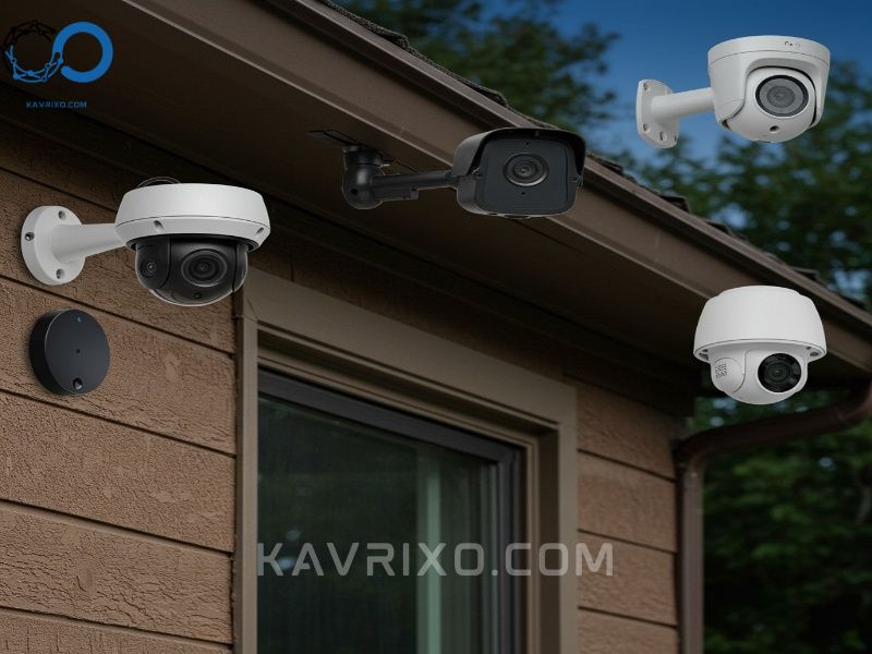 various-mounting-types-for-a-2k-security-camera-system-including-bullet-dome-and-turret-designs-for-optimal-outdoor-surveillance