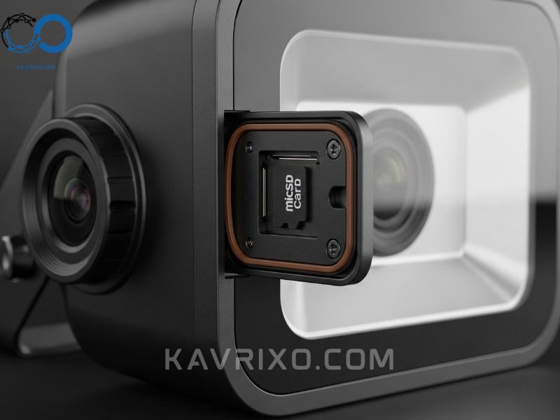 close-up-of-a-dark-floodlight-camera-with-the-access-panel-open-showing-the-microsd-card-slot