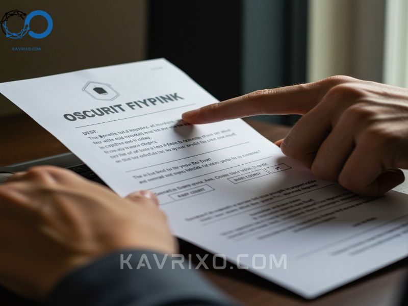 close-up-of-a-homeowner-pointing-at-fine-print-in-a-security-system-contract-regarding-fees-and-length