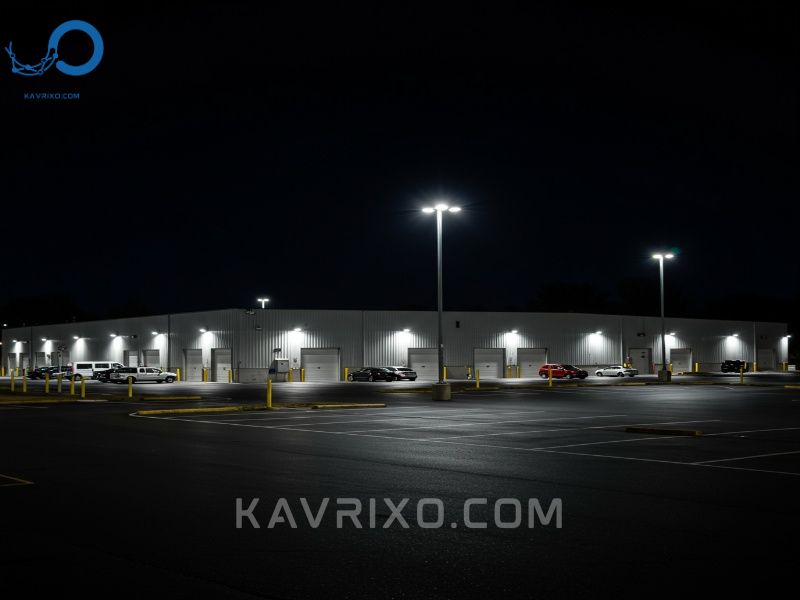 commercial-monitoring-of-a-large-dark-parking-lot-using-a-high-resolution-4k-night-vision-camera-to-ensure-perimeter-security