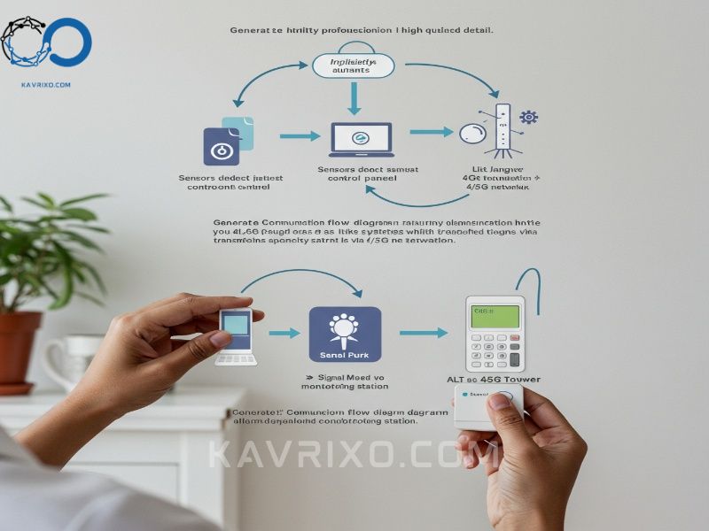 communication-flow-diagram-demonstrating-how-a-cellular-security-alarm-system-transmits-signals-via-4g5g-networks