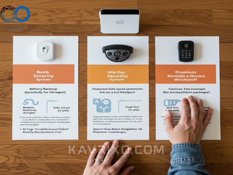 comparison-chart-detailing-features-of-various-cleveland-home-security-systems-packages