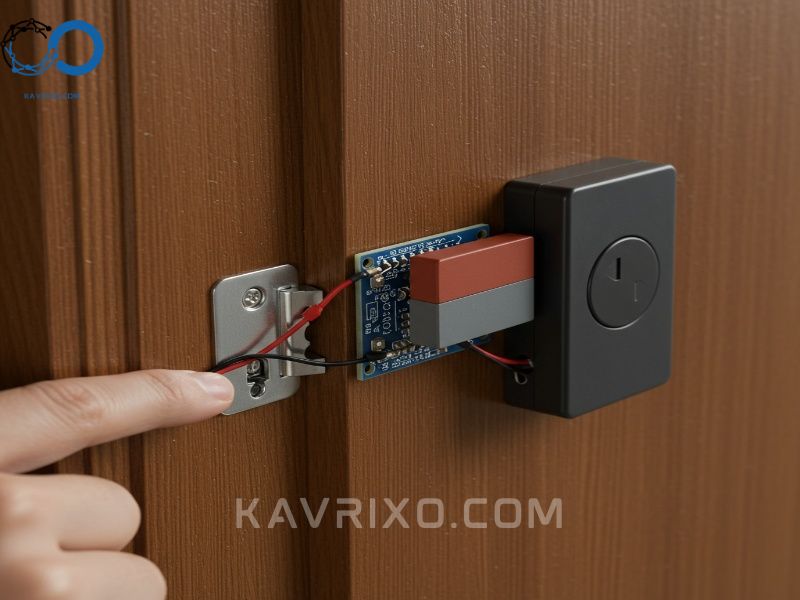 diagram-explaining-the-function-of-a-magnetic-contact-security-sensor-on-a-door
