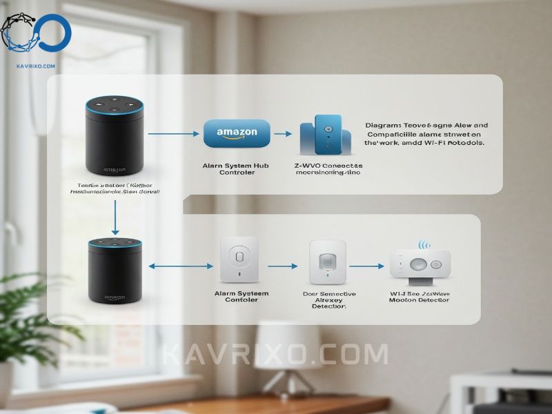 diagram-showing-the-communication-pathway-between-alexa-and-compatible-alarm-systems-that-work-with-alexa-using-z-wave-and-wi-fi-protocols