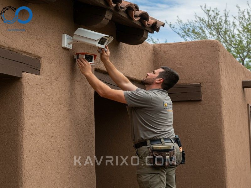 expert-installation-of-external-surveillance-cameras-part-of-comprehensive-home-security-systems-albuquerque