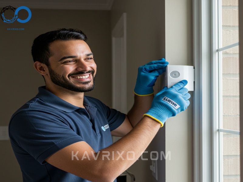 expert-technician-providing-home-security-system-free-installation-services-focusing-on-sensor-placement