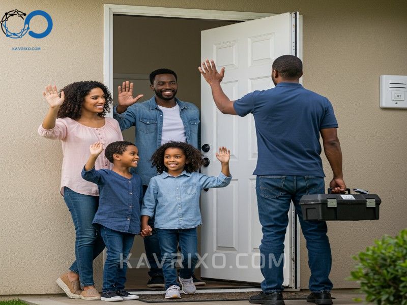 family-enjoying-peace-of-mind-after-successful-professional-home-security-system-installation-by-expert-house-alarm-installers-near-me