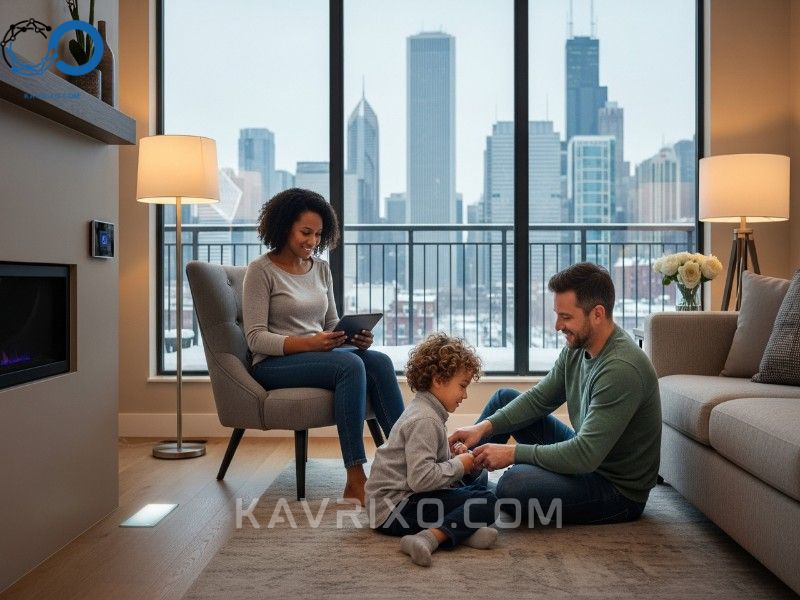 family-enjoying-peace-of-mind-in-their-secure-chicago-home-protected-by-robust-home-security-chicago-solutions