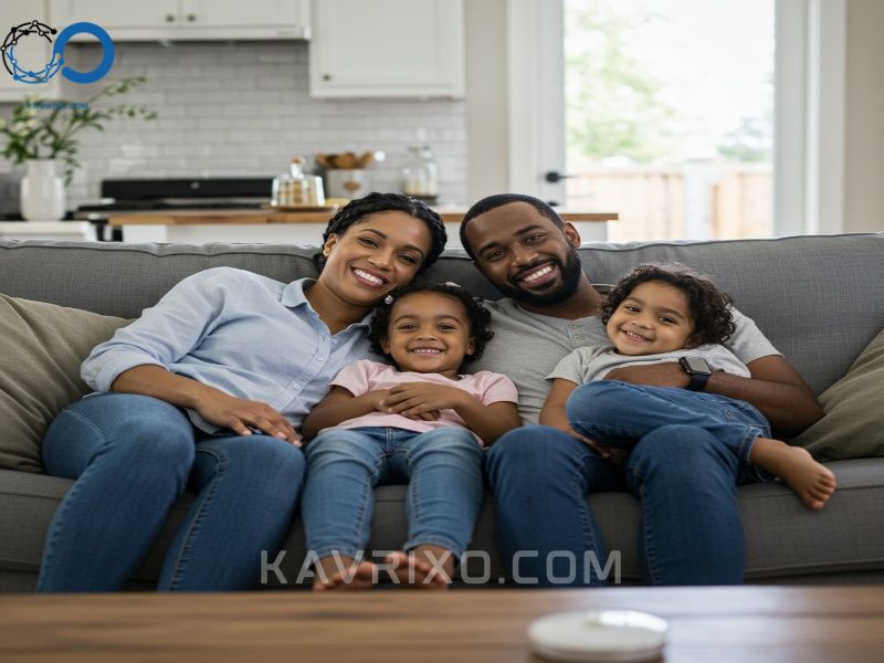 family-enjoying-their-home-life-with-absolute-peace-of-mind-protected-by-a-reliable-247-home-security-alarm-monitoring-service