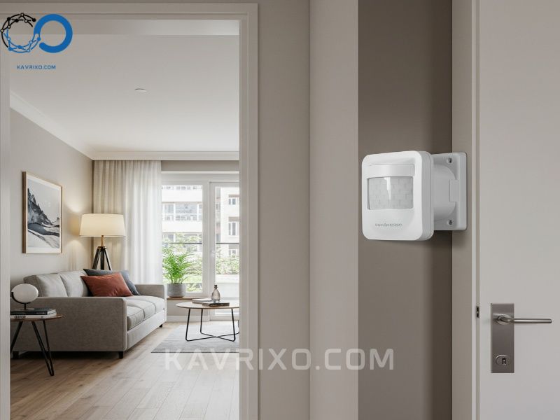 high-efficiency-pir-motion-detector-used-in-a-portable-alarm-system-for-apartment-security