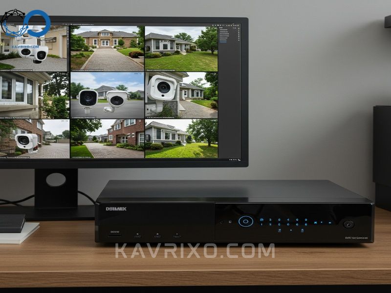 high-performance-4k-nvr-unit-managing-a-multi-channel-4k-camera-system-for-reliable-home-security-recording