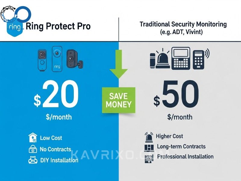 infografia-comparando-los-costos-de-suscripcion-mensual-de-ring-protect-pro-versus-monitoreo-de-seguridad-tradicional