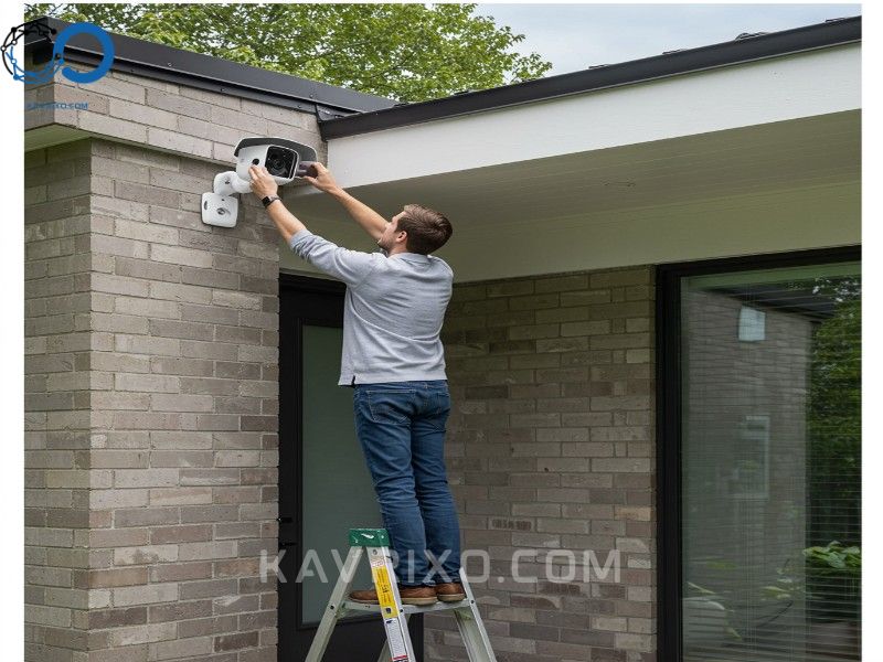 installing-the-best-diy-surveillance-camera-system-outdoors-demonstrating-easy-to-install-security-cameras