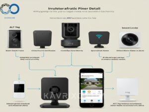 integrated-ecosystem-display-showing-how-the-4k-ring-camera-works-seamlessly-with-other-smart-home-security-devices-and-the-ring-protect-platform