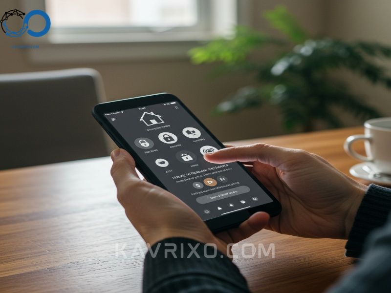 mobile-app-interface-demonstrating-remote-control-and-smart-home-integration-features-of-a-modern-home-security-alarm-monitoring-service