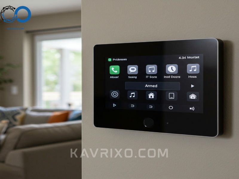 modern-control-panel-for-advanced-alarm-systems-tulsa-residents-use-providing-smart-home-security-management