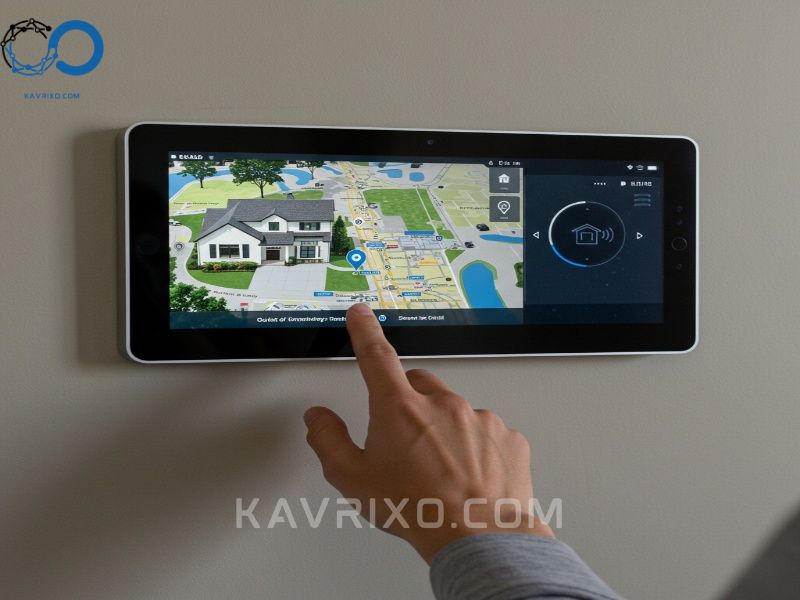 modern-touch-screen-control-panel-managing-a-comprehensive-home-alarm-systems-dallas-and-fort-worth-security-network