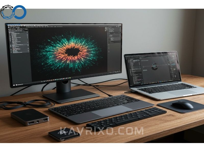 optimized-professional-workstation-setup-with-the-best-laptop-for-adobe-creative-cloud-connected-to-external-peripherals-for-maximum-efficiency