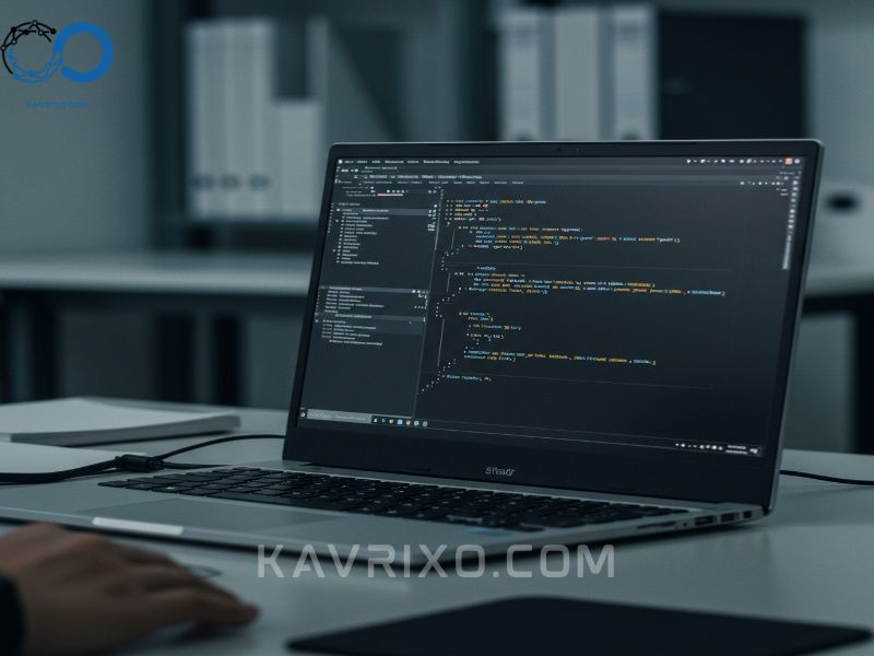 professional-sleek-mobile-workstation-running-complex-code-for-a-data-scientist