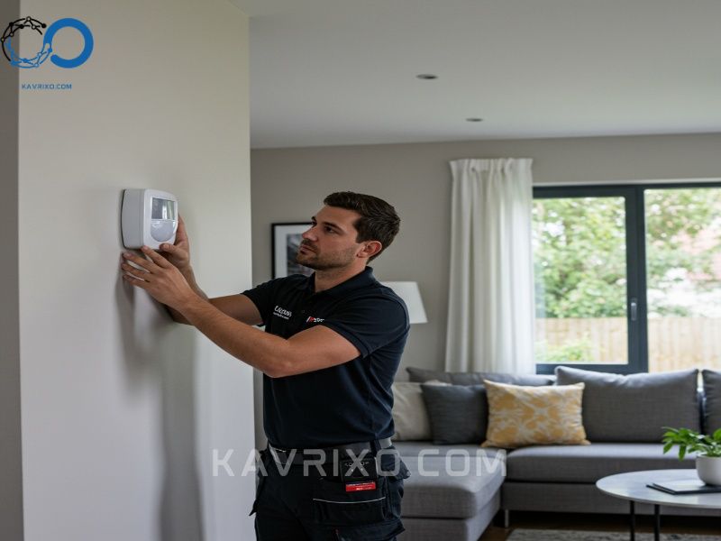 professional-technician-performing-secure-security-alarm-system-installation-as-part-of-a-comprehensive-home-security-alarm-monitoring-service-setup