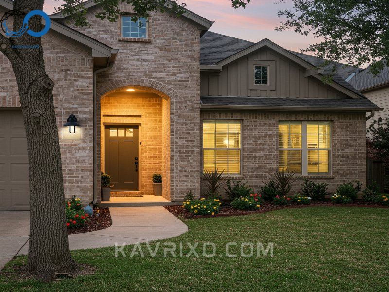 professionally-installed-home-security-systems-austin-tx-integrated-into-a-modern-suburban-residence