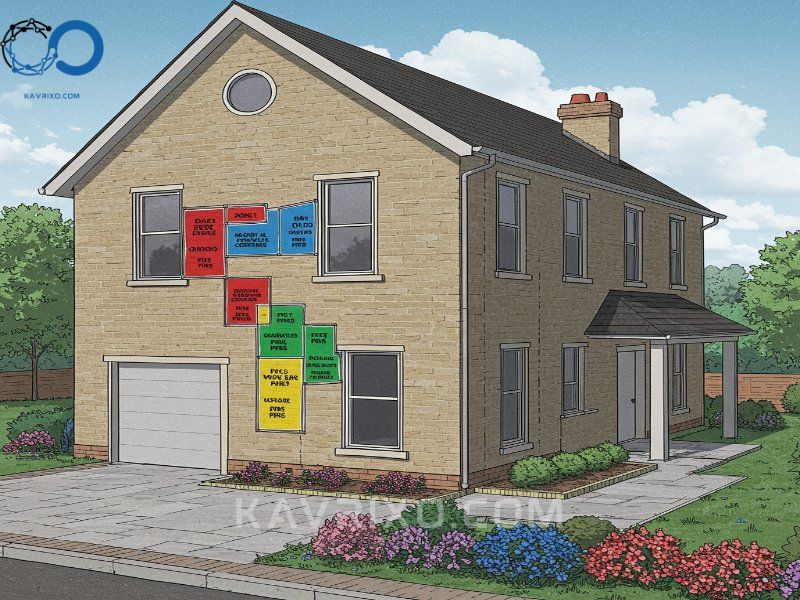 security-blueprint-showing-zoning-and-sensor-placement-for-a-best-wired-house-alarm-system-installation