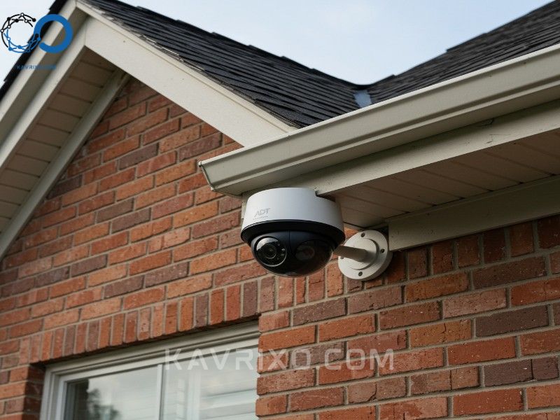 sleek-weatherproof-adt-security-camera-mounted-under-the-eaves-of-a-brick-home