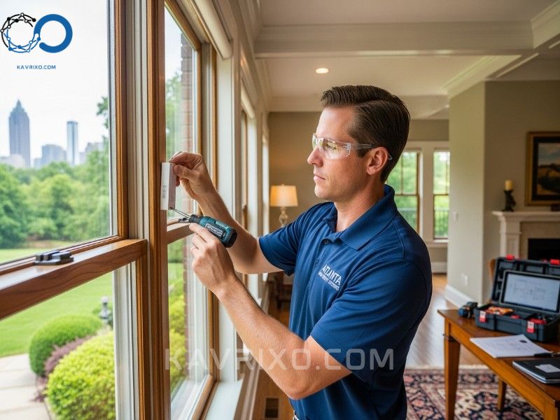 tecnico-de-seguridad-instalando-un-sensor-en-el-marco-de-una-ventana-dentro-de-una-residencia-de-lujo-en-atlanta