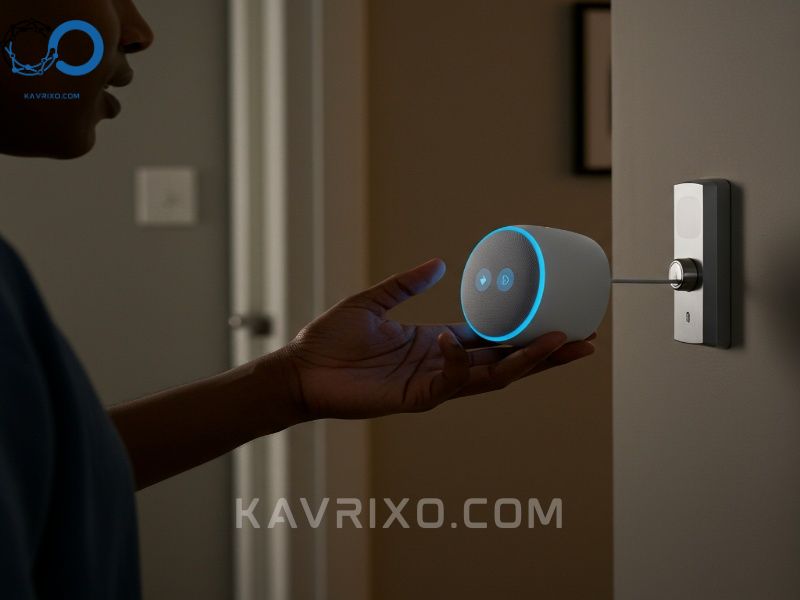 voice-activation-of-a-smart-home-security-system-that-works-with-google-home-via-a-nest-mini